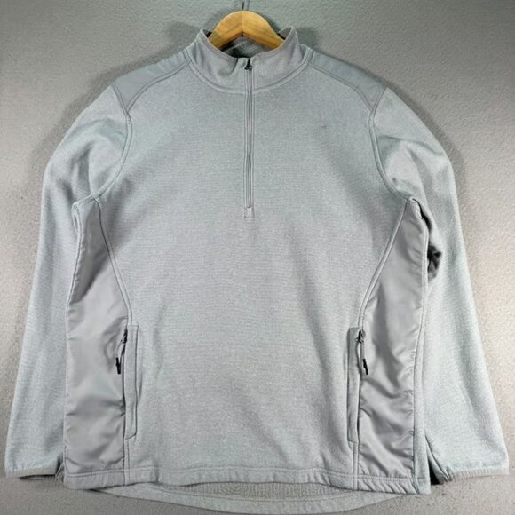 Under Armour Coldgear Quarter Zip Fleece Jacket Mens XL Loose Fit Blue Comfort - Picture 1 of 4